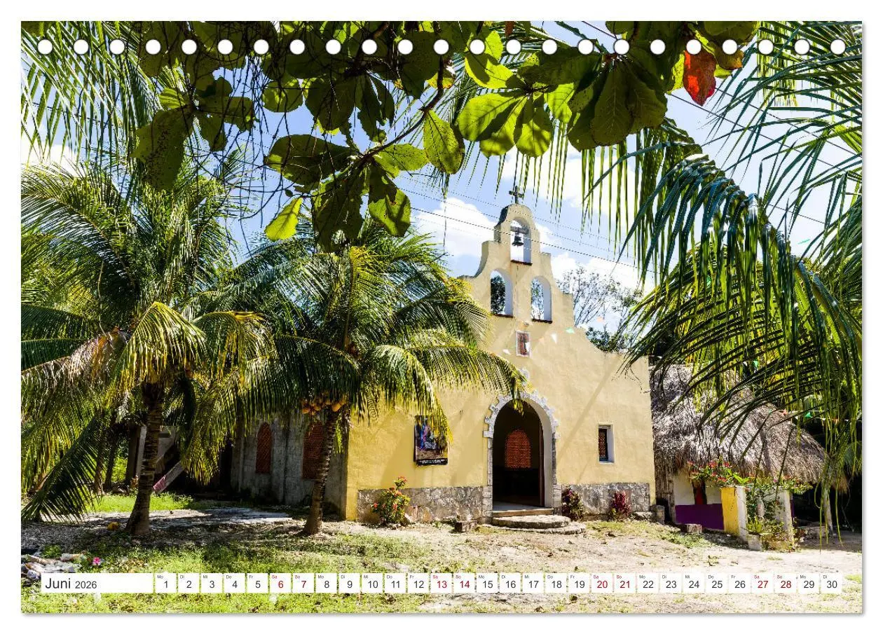 Bild: 9783457516720 | Unterwegs auf Yucatan Mexiko (Tischkalender 2026 DIN A5 quer),...