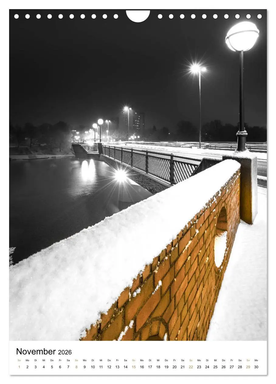 Bild: 9783516396720 | Münster - erstrahlt bei Nacht (Wandkalender 2026 DIN A4 hoch),...