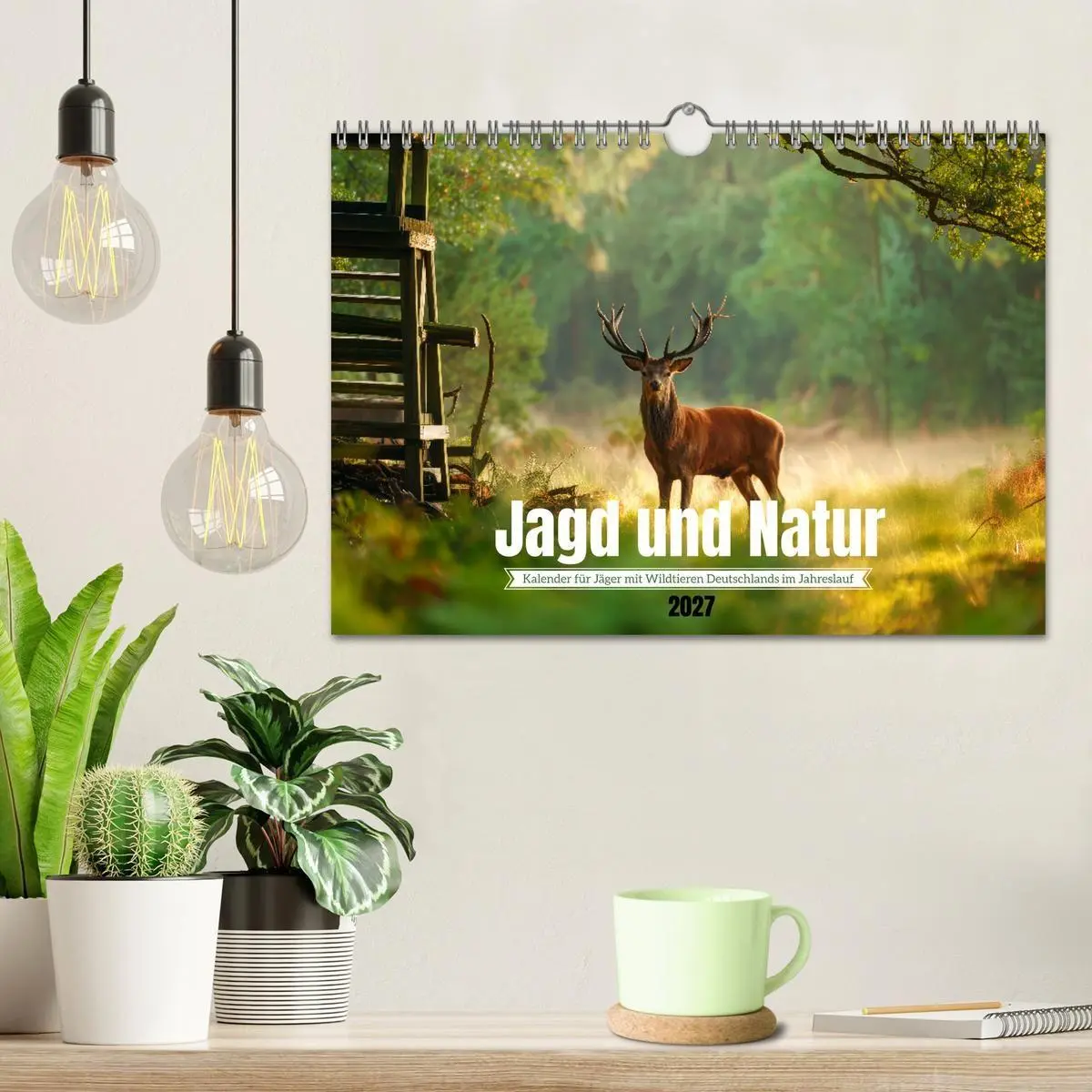 Bild: 9783516846720 | Jagd und Natur - Kalender für Jäger mit Wildtieren Deutschlands im...