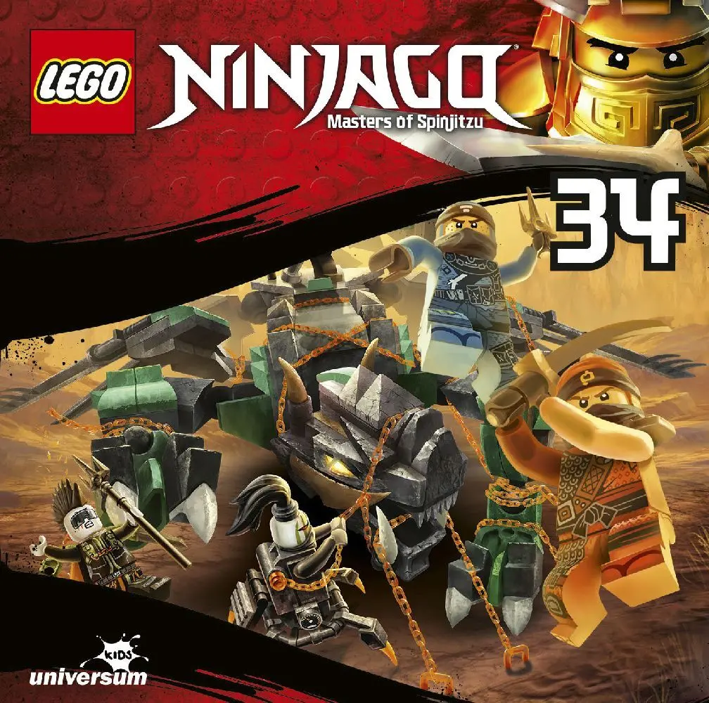 Cover: 4061229086820 | LEGO Ninjago, Masters of Spinjitzu. Tl.34, 1 Audio-CD | Various | CD