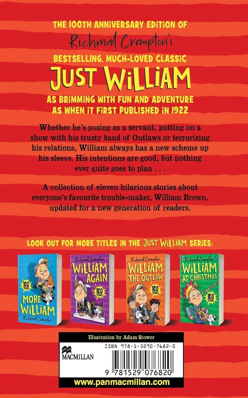 Rückseite: 9781529076820 | Just William | Richmal Crompton | Taschenbuch | Englisch | 2022