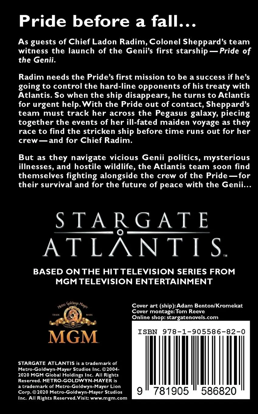 Rückseite: 9781905586820 | STARGATE ATLANTIS Pride of the Genii | Melissa Scott | Taschenbuch