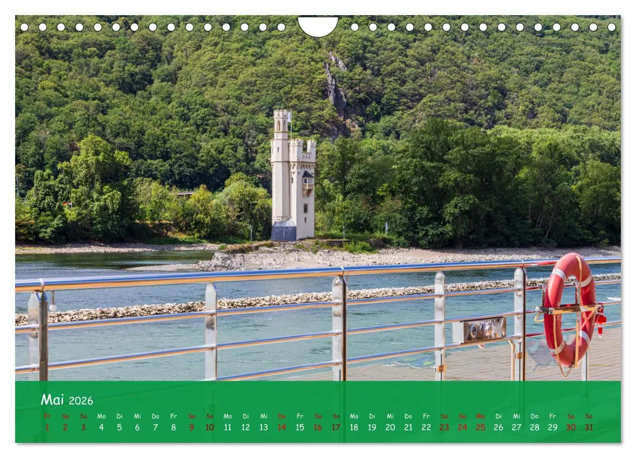 Bild: 9783457366820 | Eine Kreuzfahrt auf dem Rhein (Wandkalender 2026 DIN A4 quer),...