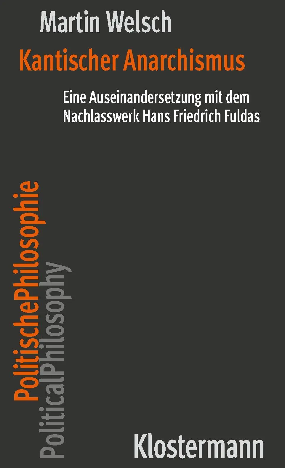 Cover: 9783465046820 | Kantischer Anarchismus | Martin Welsch | Taschenbuch | Deutsch | 2025