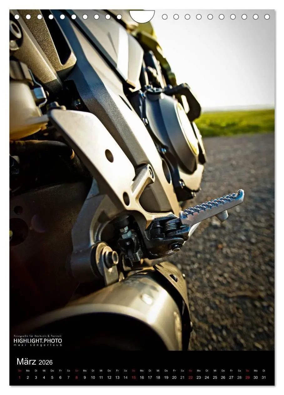 Bild: 9783516456820 | HONDA CB1000R (Wandkalender 2026 DIN A4 hoch), CALVENDO Monatskalender