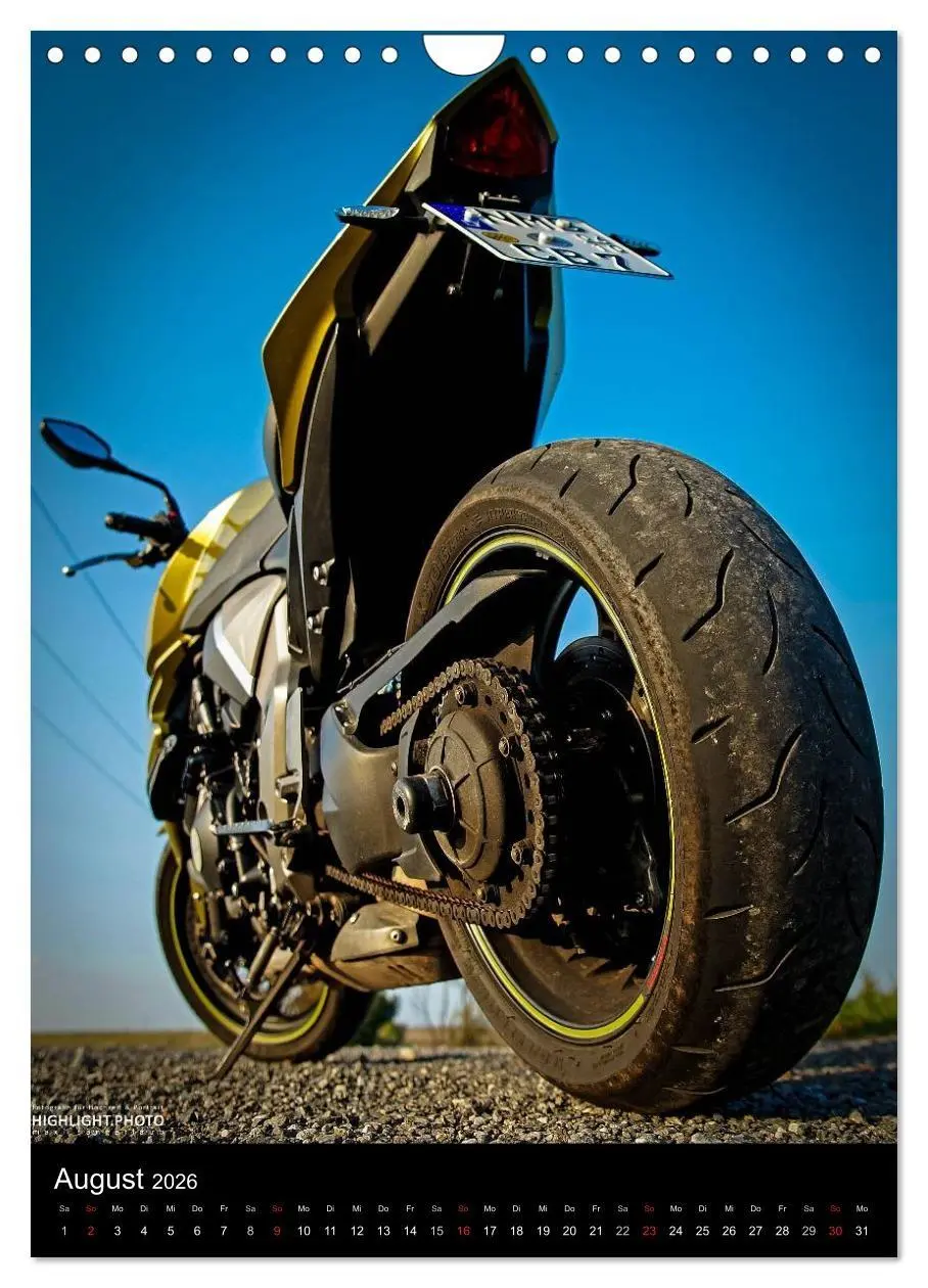 Bild: 9783516456820 | HONDA CB1000R (Wandkalender 2026 DIN A4 hoch), CALVENDO Monatskalender