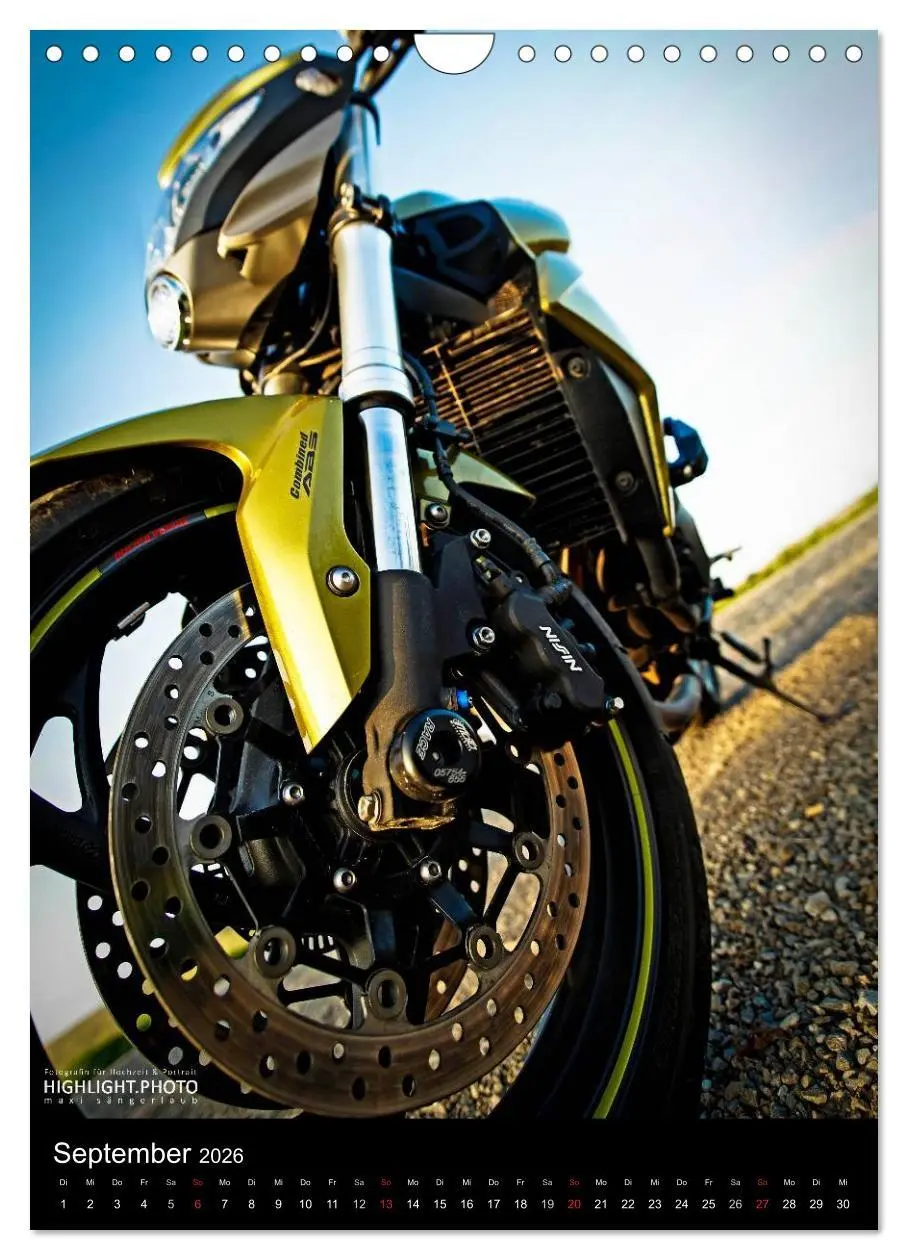 Bild: 9783516456820 | HONDA CB1000R (Wandkalender 2026 DIN A4 hoch), CALVENDO Monatskalender