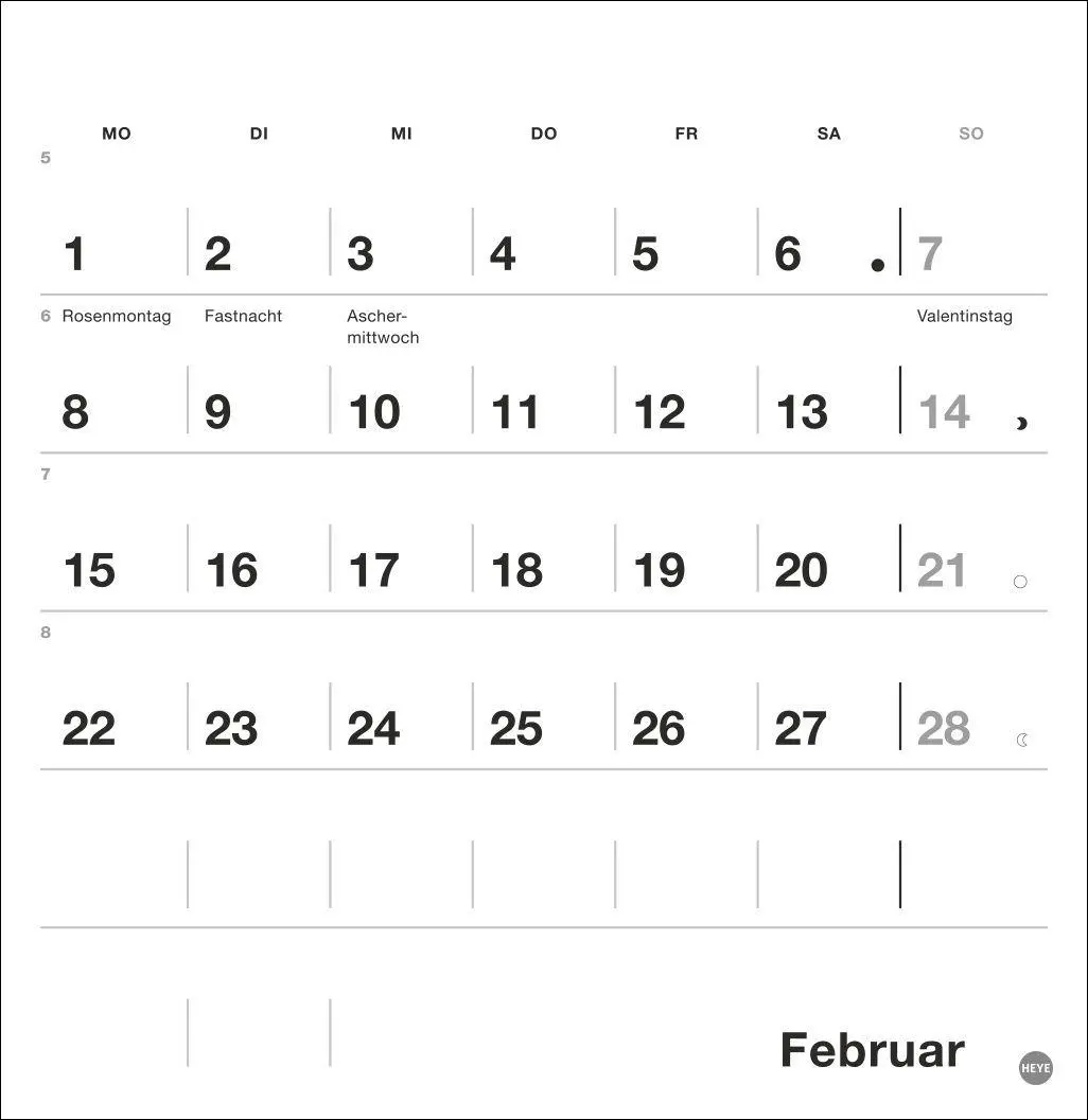 Bild: 9783756416820 | Black&amp;White Monatsplaner zum Aufstellen 2027 | Kalender | 13 S. | 2027