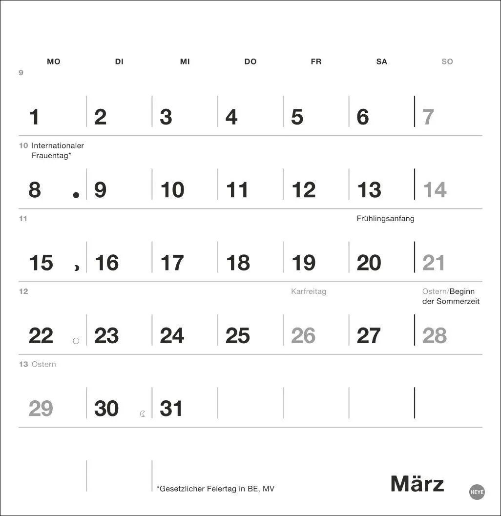 Bild: 9783756416820 | Black&amp;White Monatsplaner zum Aufstellen 2027 | Kalender | 13 S. | 2027