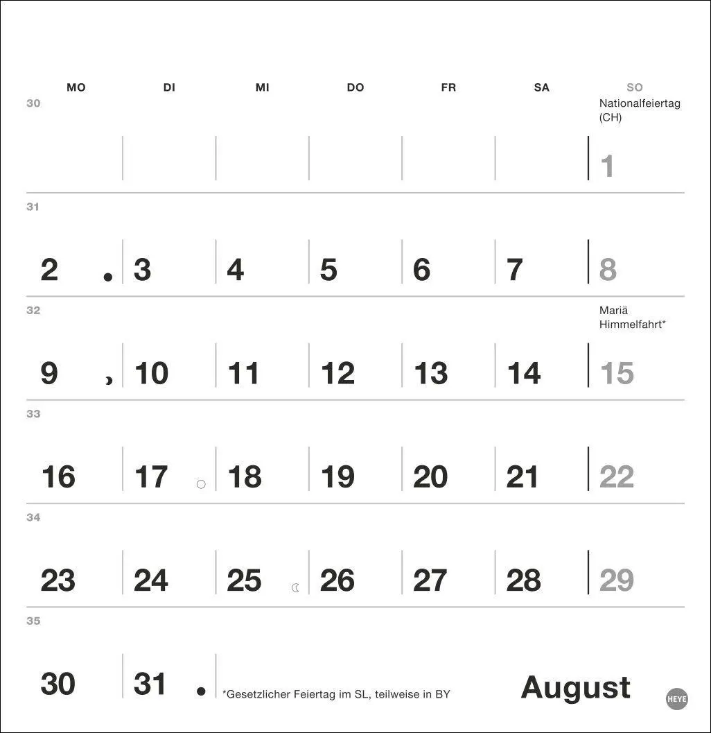 Bild: 9783756416820 | Black&amp;White Monatsplaner zum Aufstellen 2027 | Kalender | 13 S. | 2027