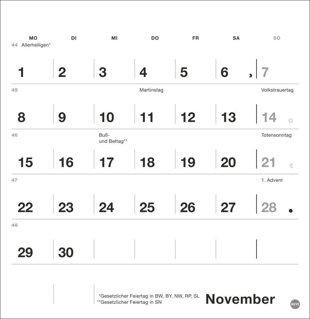 Bild: 9783756416820 | Black&amp;White Monatsplaner zum Aufstellen 2027 | Kalender | 13 S. | 2027