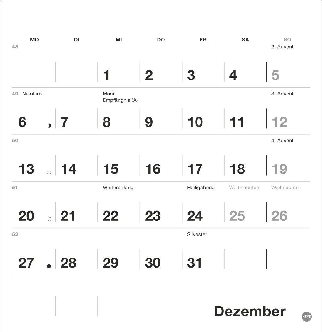 Bild: 9783756416820 | Black&amp;White Monatsplaner zum Aufstellen 2027 | Kalender | 13 S. | 2027
