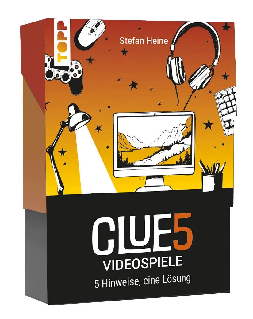 Cover: 4007742186920 | CLUE5 #Videospiele. 5 Hinweise, nur eine Lösung. Das Trend-Quiz für...
