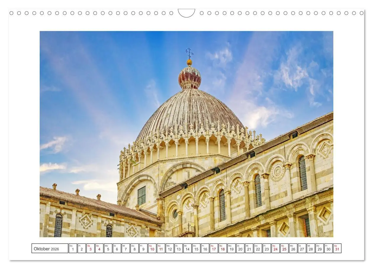 Bild: 9783457356920 | Pisa - wunderschönes Reiseziel (Wandkalender 2026 DIN A3 quer),...