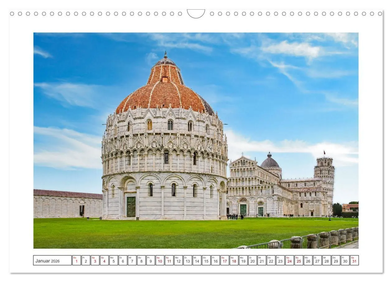 Bild: 9783457356920 | Pisa - wunderschönes Reiseziel (Wandkalender 2026 DIN A3 quer),...