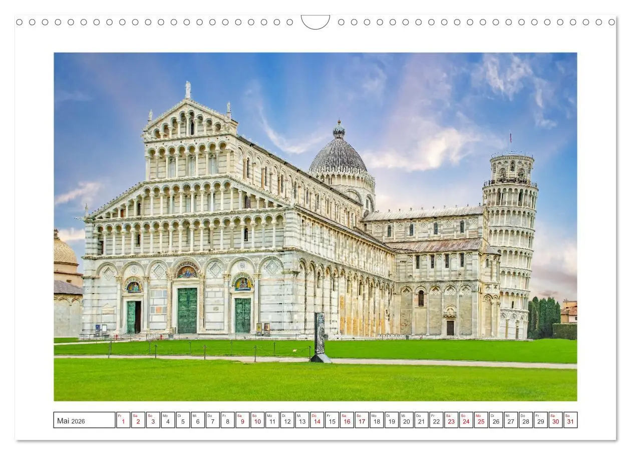 Bild: 9783457356920 | Pisa - wunderschönes Reiseziel (Wandkalender 2026 DIN A3 quer),...
