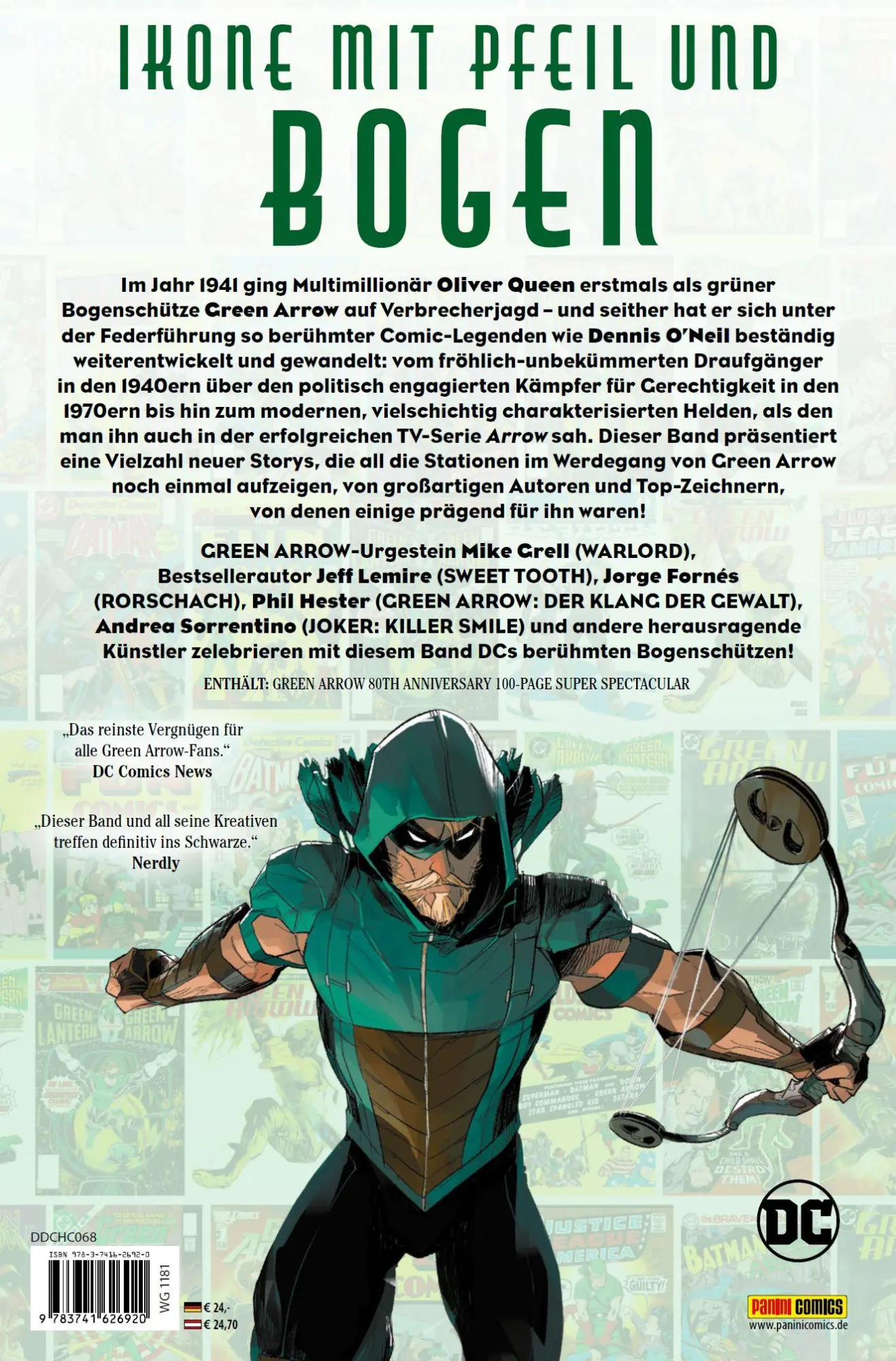 Rückseite: 9783741626920 | DC Celebration: Green Arrow | Mike Grell (u. a.) | Buch | 116 S.