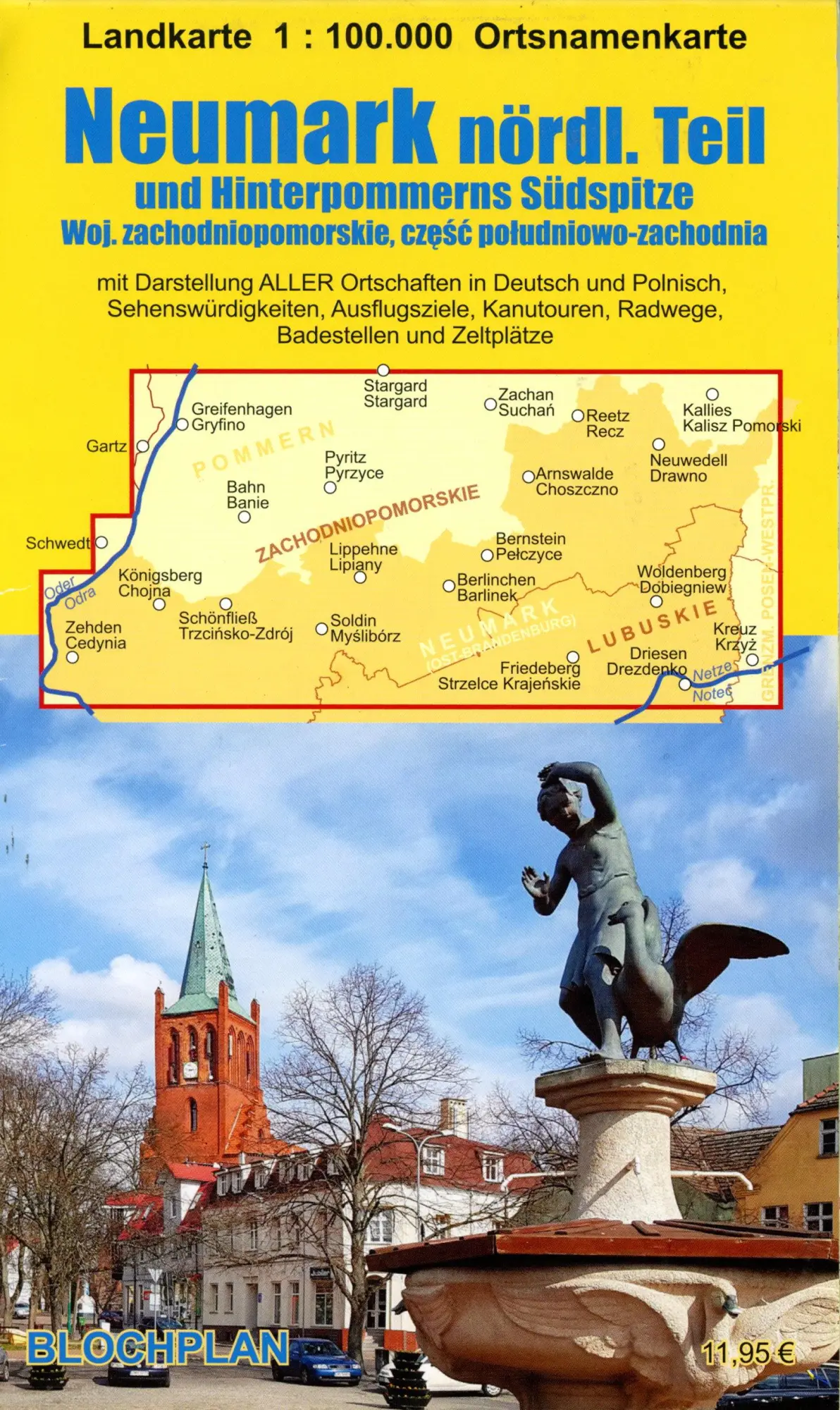 Cover: 9783982296920 | Landkarte Neumark - nördlicher Teil | und Hinterpommerns Südspitze