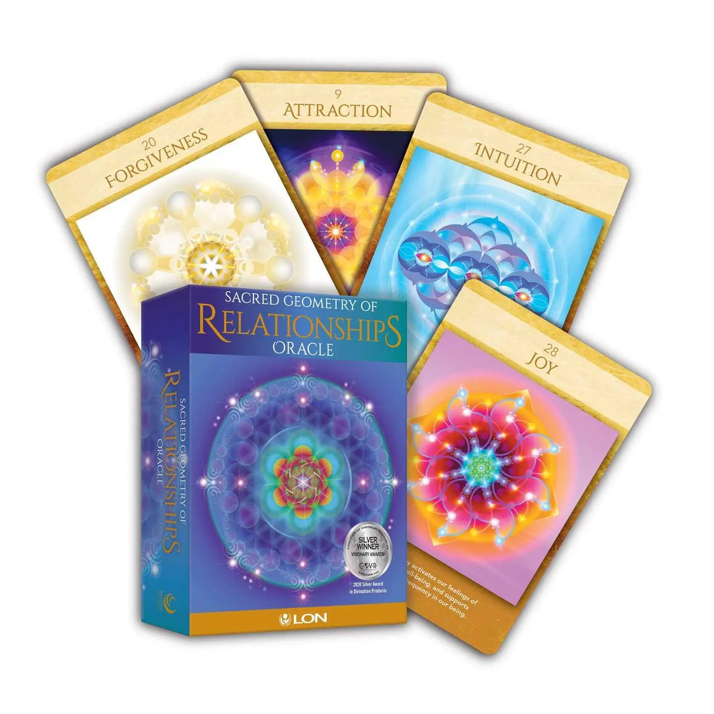 Cover: 9781582707020 | Sacred Geometry of Relationships Oracle | Lon | Taschenbuch | Englisch
