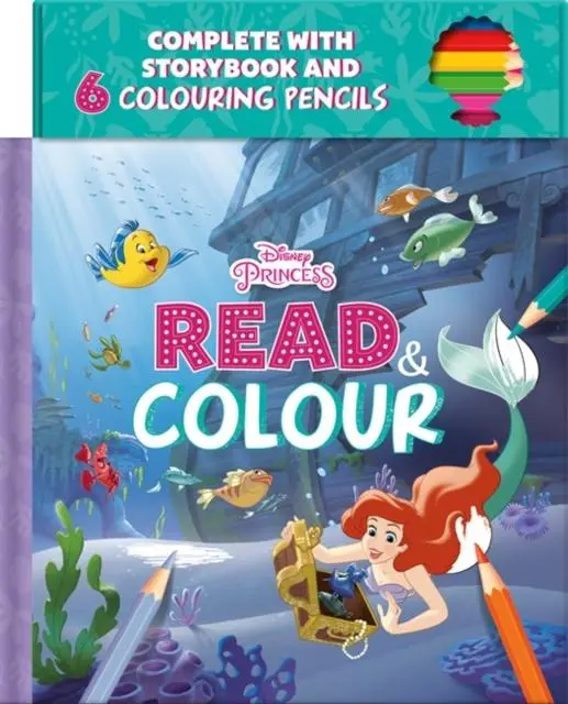 Cover: 9781838527020 | Disney Princess Ariel: Read &amp; Colour | Walt Disney | Buch | Gebunden