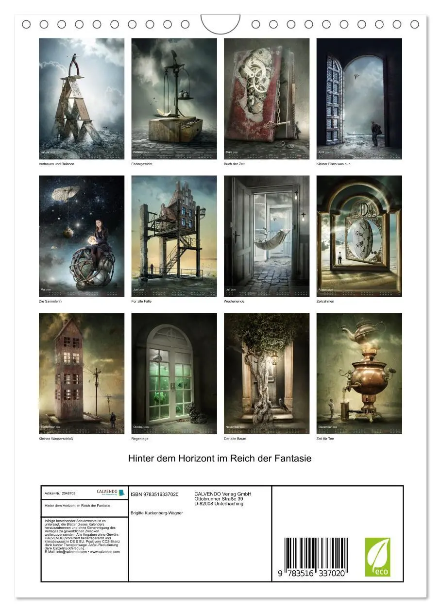 Bild: 9783516337020 | Hinter dem Horizont im Reich der Fantasie (Wandkalender 2026 DIN A4...