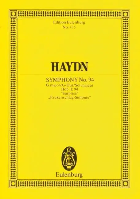 Cover: 9783795767020 | Sinfonie Nr.94 G-Dur Hob.I:94 (Londoner Nr.3,...