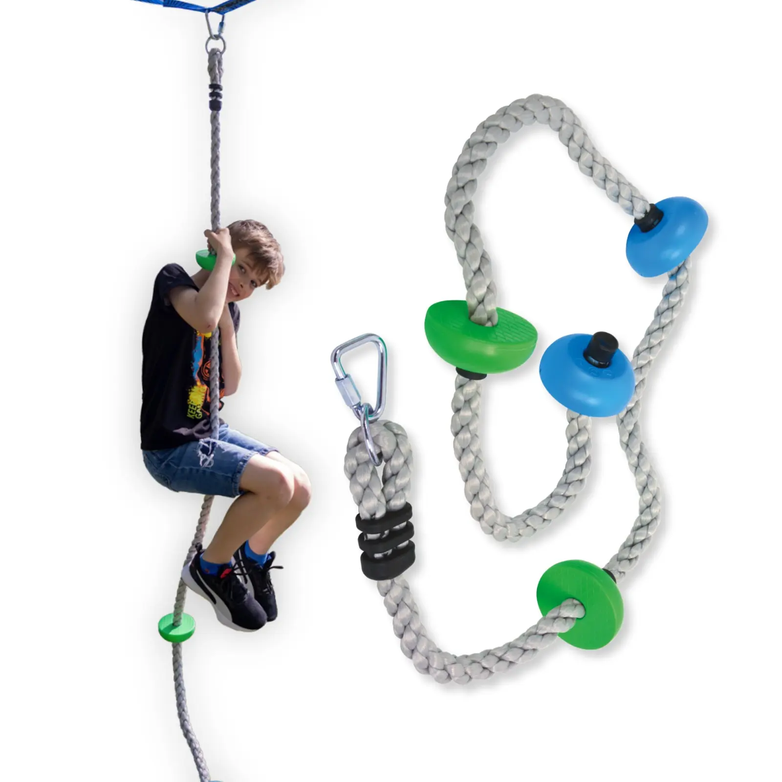 Cover: 4000885707120 | Schildkröt 970712 - Jungle Rope - Kletterseil 250 cm mit...