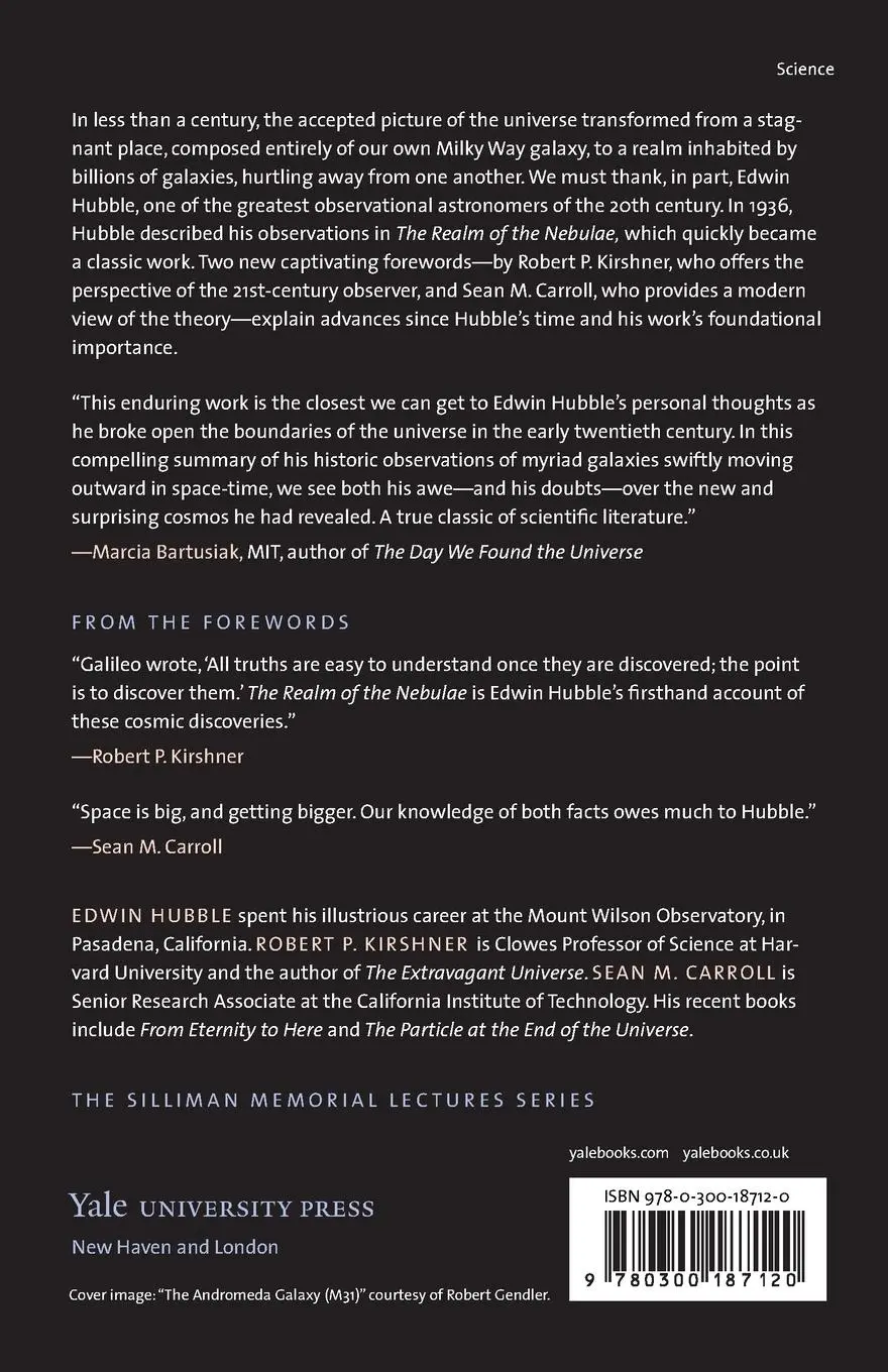 Rückseite: 9780300187120 | Realm of the Nebulae | Edwin Hubble | Taschenbuch | Englisch | 2013