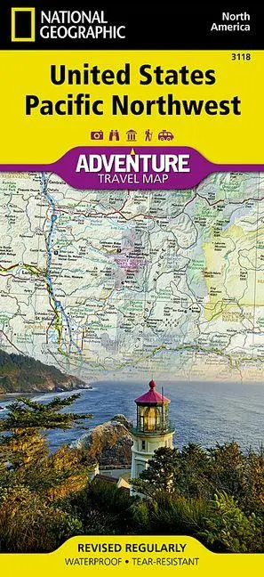 Cover: 9781566957120 | United States, Pacific Northwest Map | National Geographic Maps | 2022