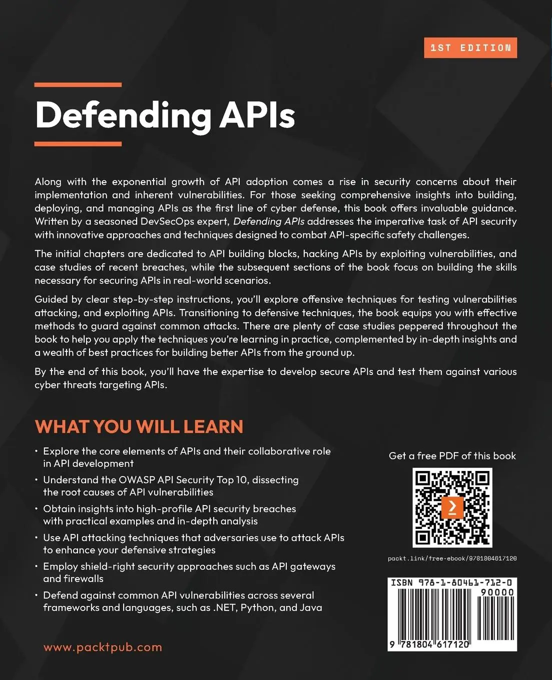 Rückseite: 9781804617120 | Defending APIs | Colin Domoney | Taschenbuch | Englisch | 2024