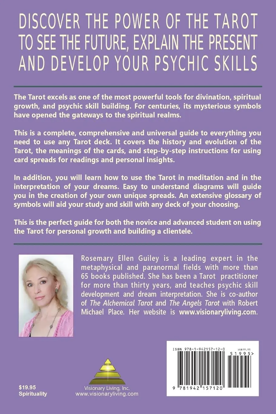 Rückseite: 9781942157120 | The Visionary Tarot | Rosemary Ellen Guiley | Taschenbuch | Englisch
