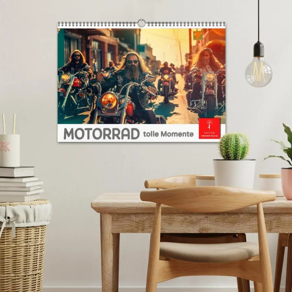 Bild: 9783383817120 | Motorrad tolle Momente (Wandkalender 2025 DIN A3 quer), CALVENDO...