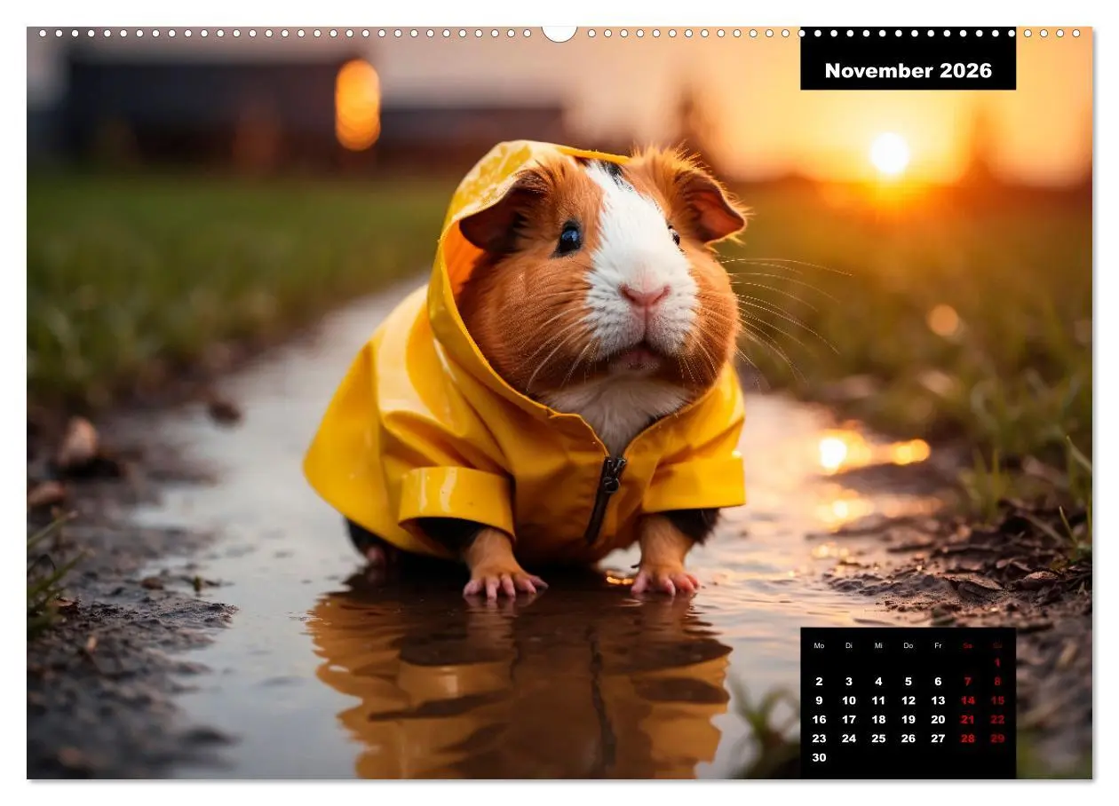 Bild: 9783457477120 | Meerschweinchen mal anders! (hochwertiger Premium Wandkalender 2026...
