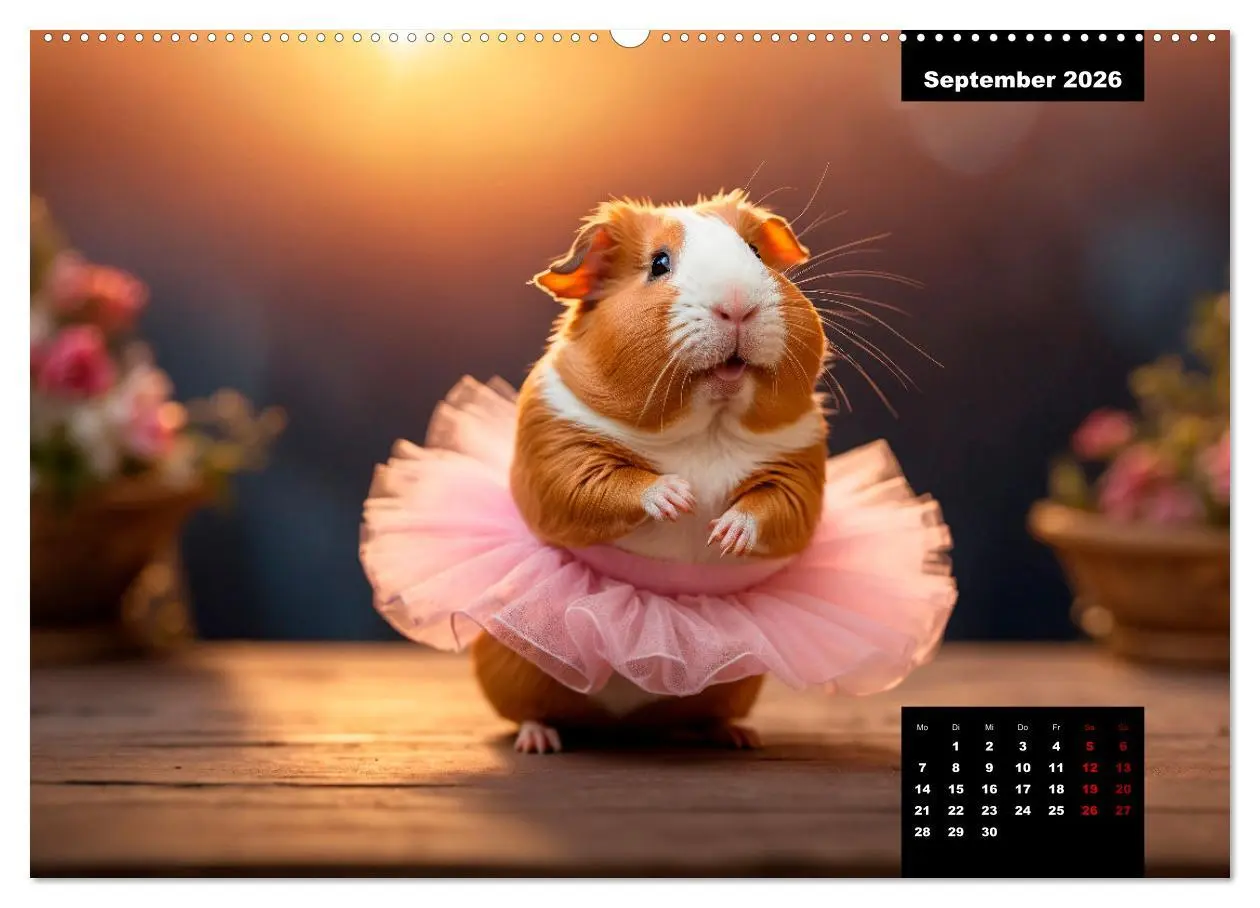 Bild: 9783457477120 | Meerschweinchen mal anders! (hochwertiger Premium Wandkalender 2026...