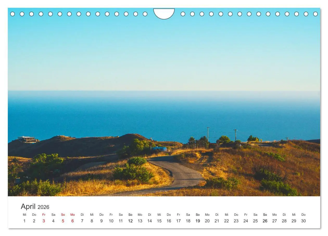 Bild: 9783457617120 | Am Strand von Malibu (Wandkalender 2026 DIN A4 quer), CALVENDO...