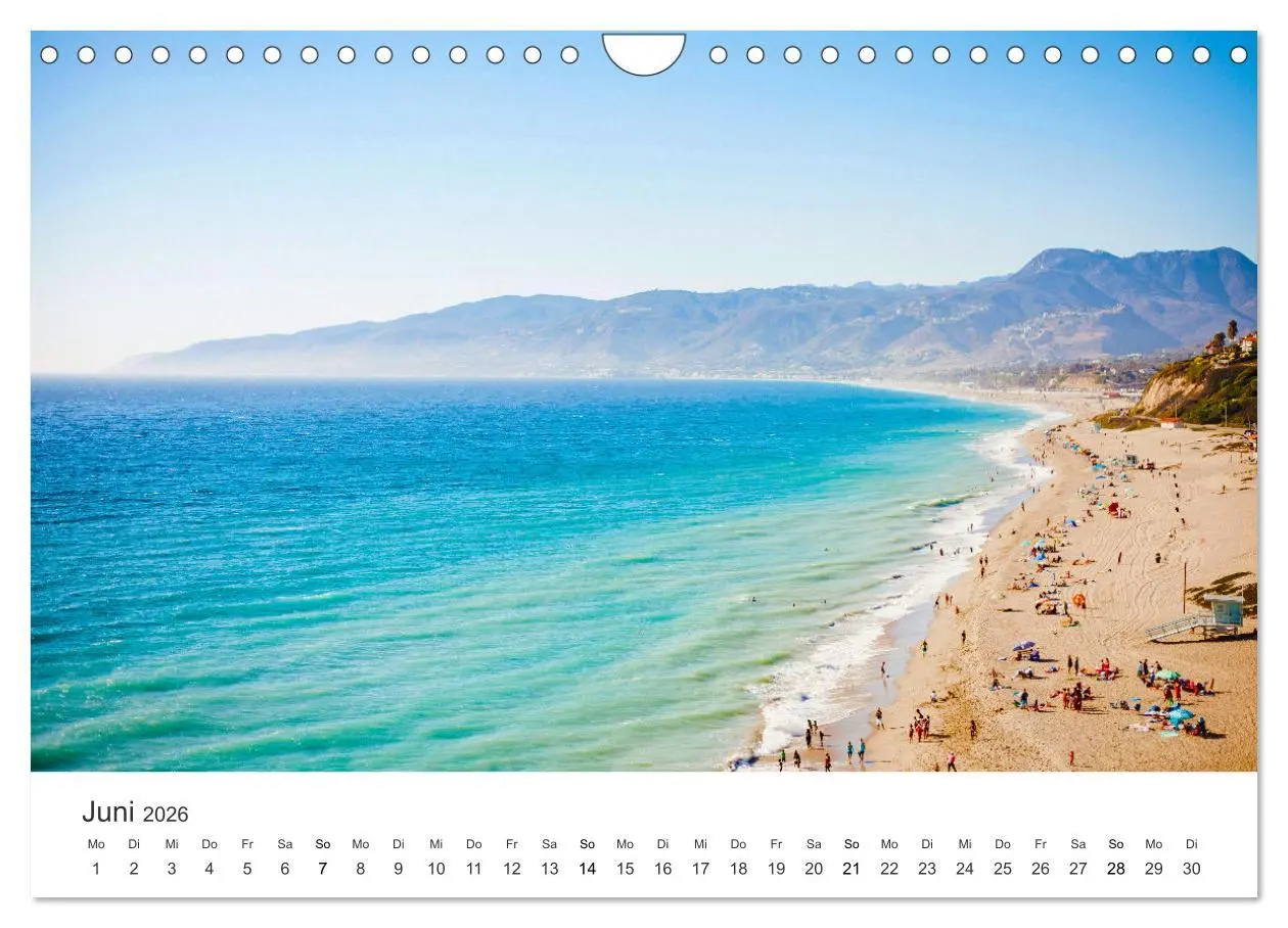 Bild: 9783457617120 | Am Strand von Malibu (Wandkalender 2026 DIN A4 quer), CALVENDO...