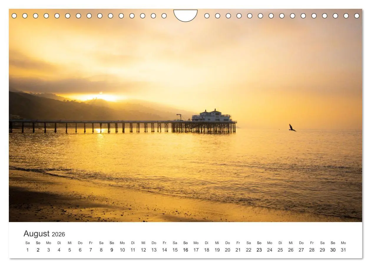 Bild: 9783457617120 | Am Strand von Malibu (Wandkalender 2026 DIN A4 quer), CALVENDO...