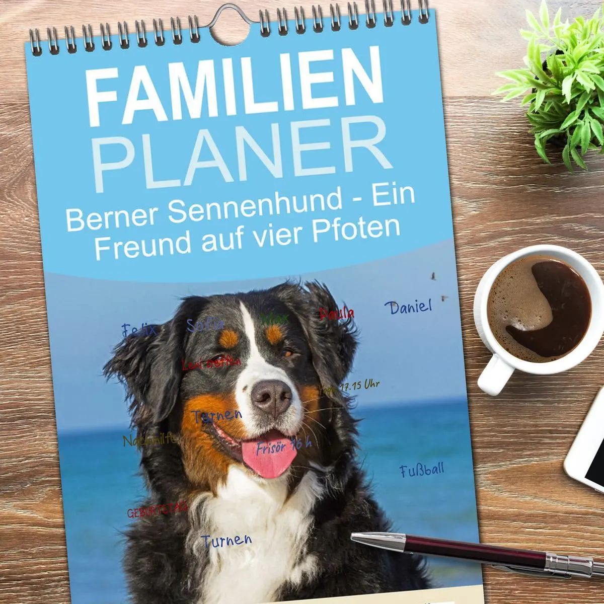 Bild: 9783516497120 | Familienplaner 2026 - Berner Sennenhund - Ein Freund auf vier...