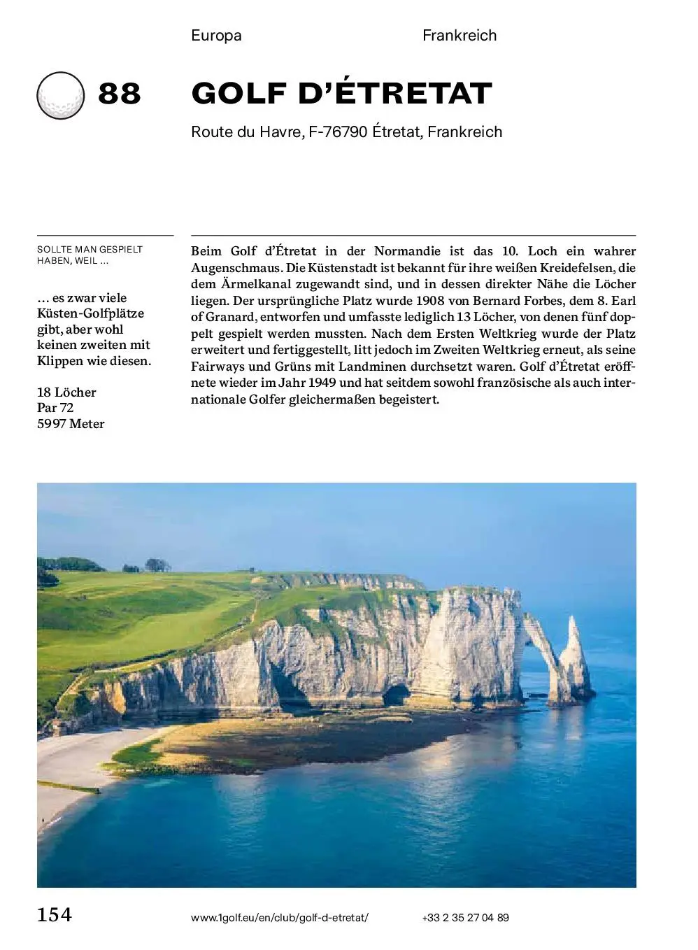 Bild: 9783966647120 | 150 Golfplätze, die man gespielt haben muss - Golf Geschenkbuch | Buch