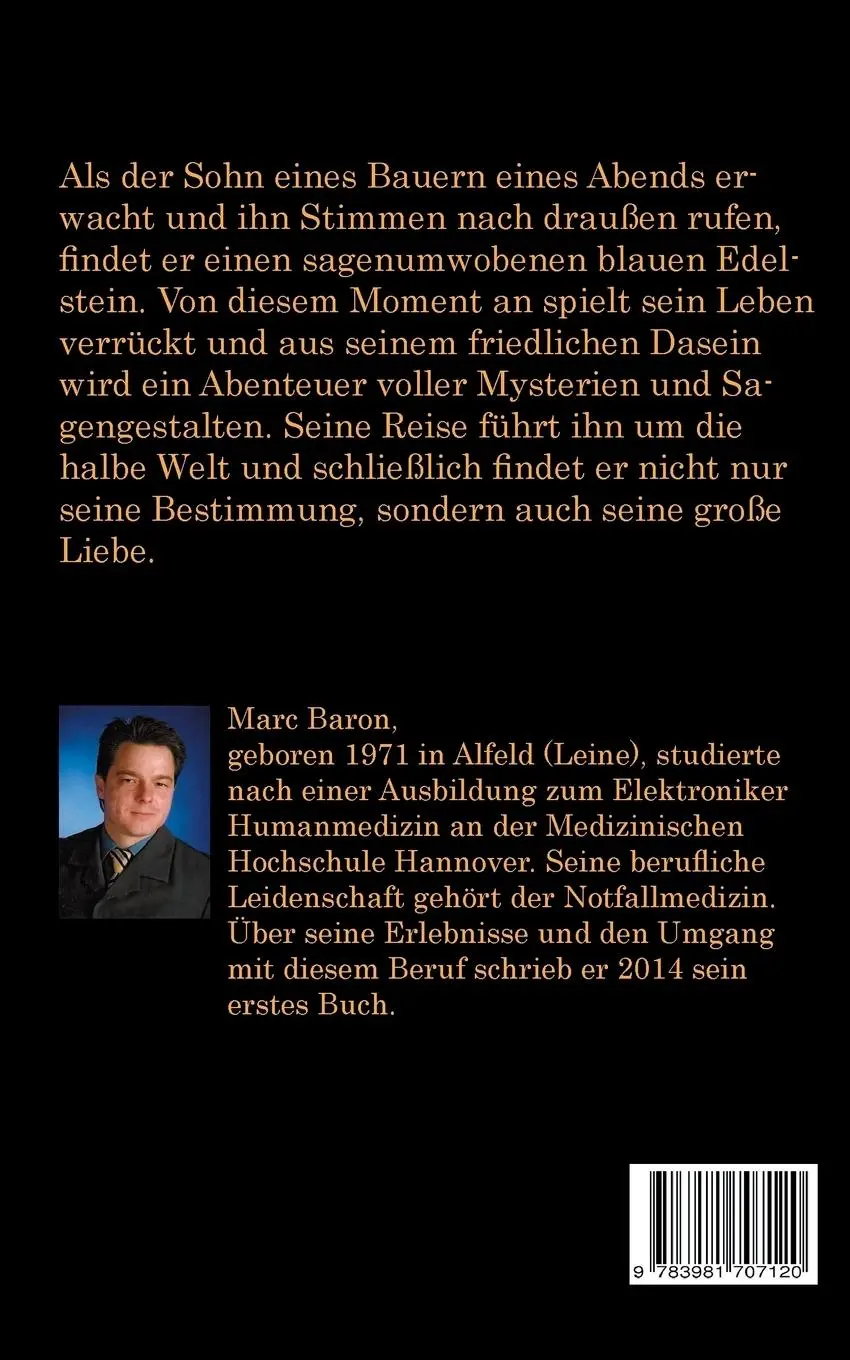 Rückseite: 9783981707120 | Endrik | Die Reise des Königs | Marc Baron | Taschenbuch | 348 S.