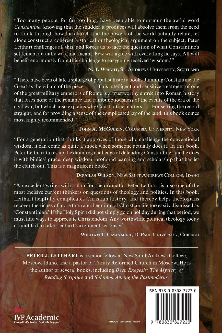 Rückseite: 9780830827220 | Defending Constantine | Peter J. Leithart | Taschenbuch | Englisch
