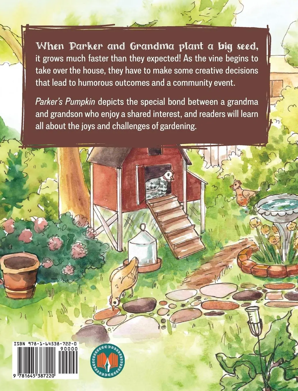 Rückseite: 9781645387220 | Parker's Pumpkin | Jean Huxtable-Hamersky (u. a.) | Buch | Englisch
