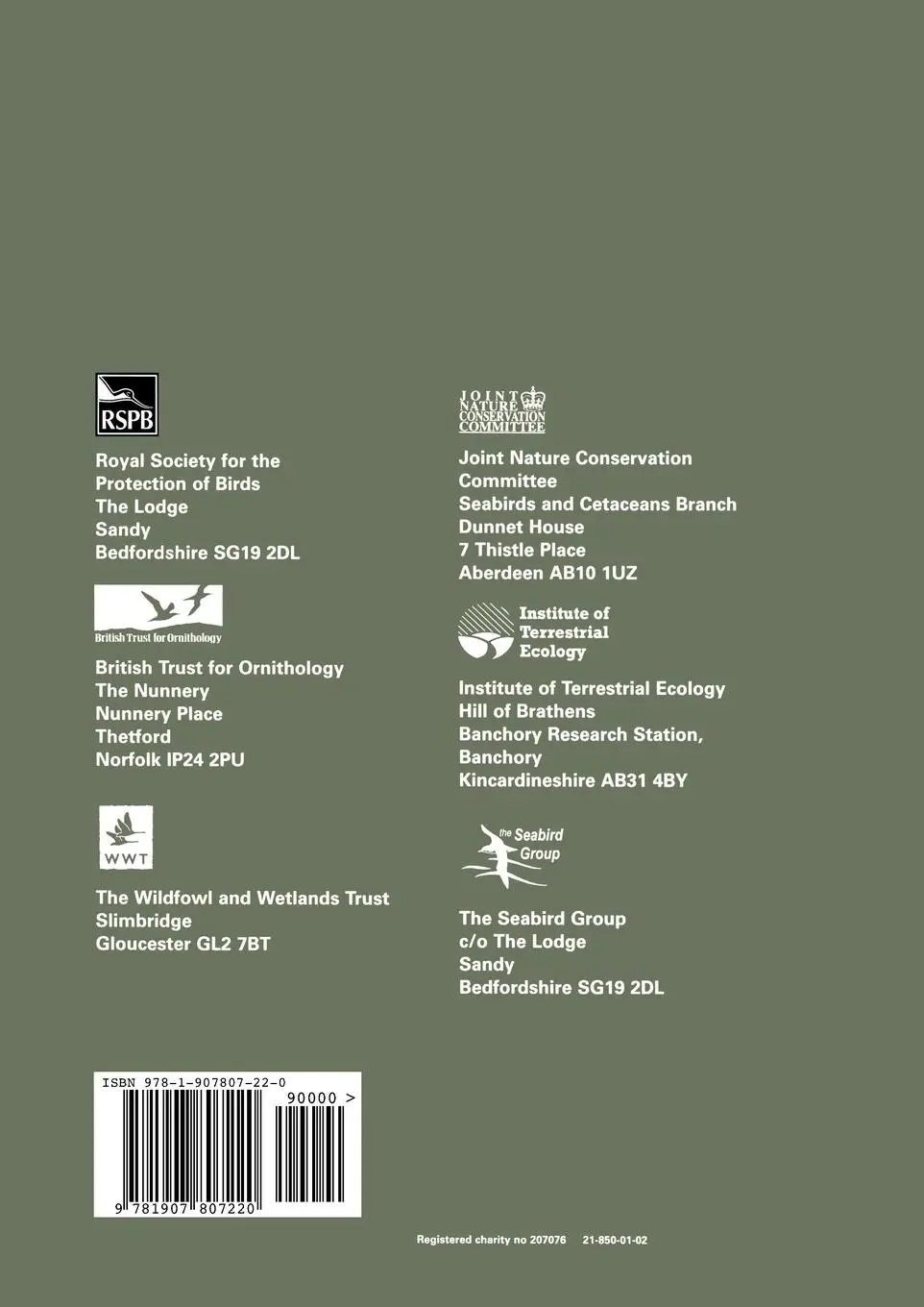 Rückseite: 9781907807220 | Bird Monitoring Methods | A manual of techniques for key UK species