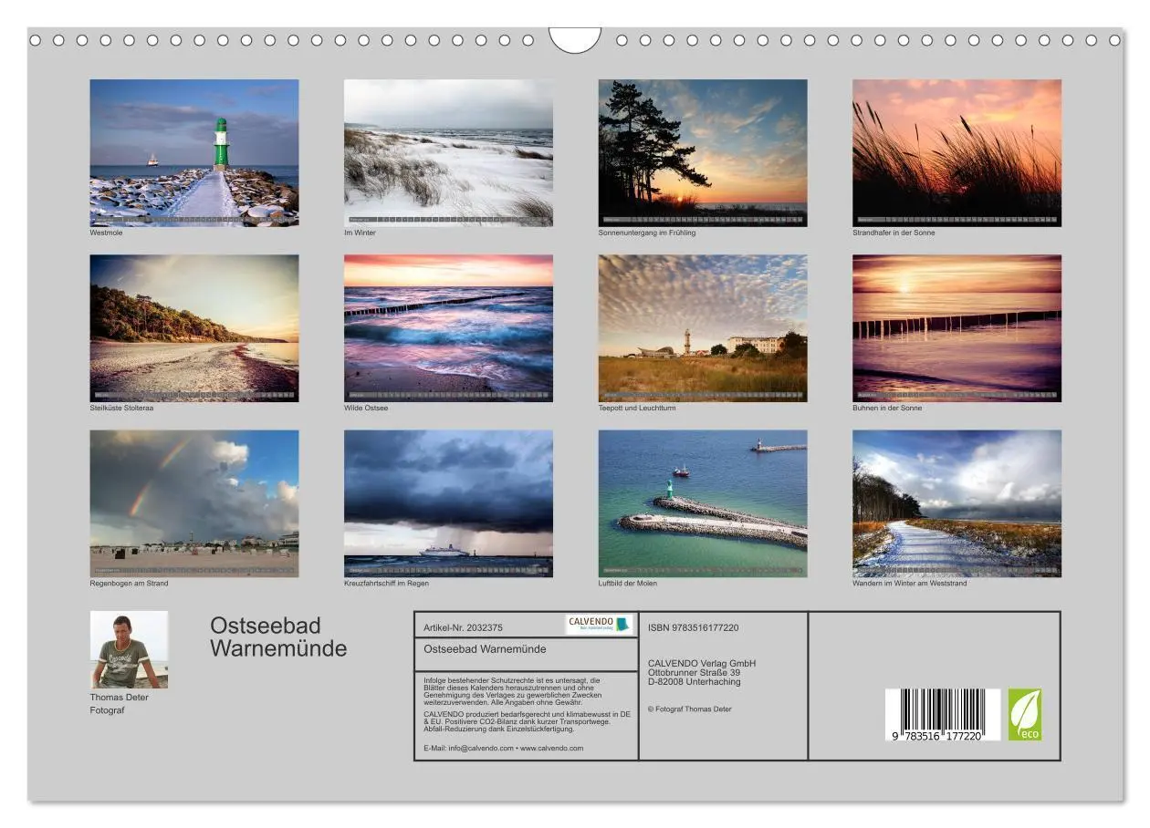Bild: 9783516177220 | Ostseebad Warnemünde (Wandkalender 2026 DIN A3 quer), CALVENDO...