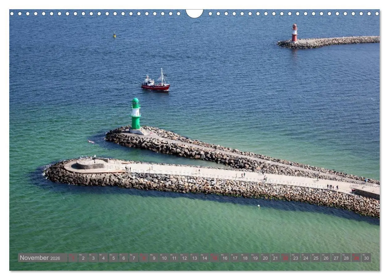 Bild: 9783516177220 | Ostseebad Warnemünde (Wandkalender 2026 DIN A3 quer), CALVENDO...