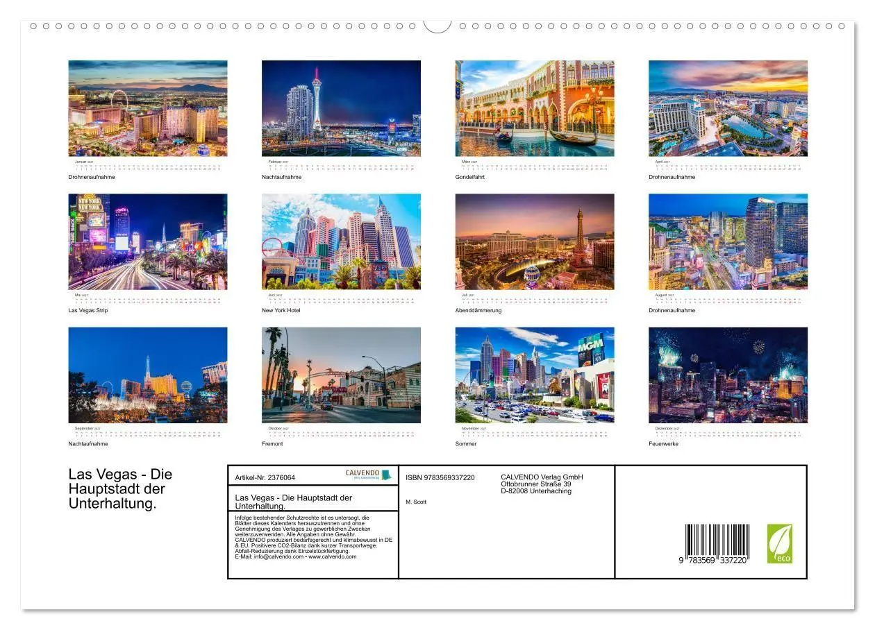 Bild: 9783569337220 | Las Vegas - Die Hauptstadt der Unterhaltung. (hochwertiger Premium...