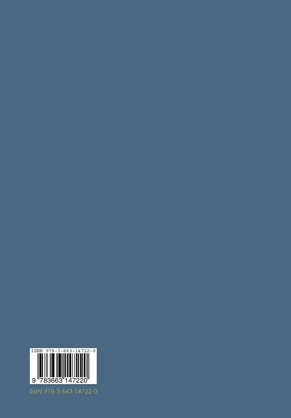 Rückseite: 9783663147220 | Bilanzpolitik | Ulrich Harder | Taschenbuch | 317 S. | Deutsch