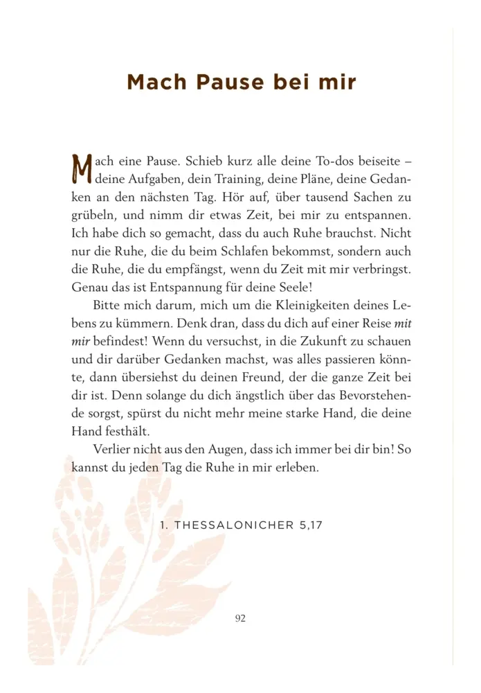 Bild: 9783957347220 | Ich bin bei dir - für Teens | Andachten und ermutigende Gedanken