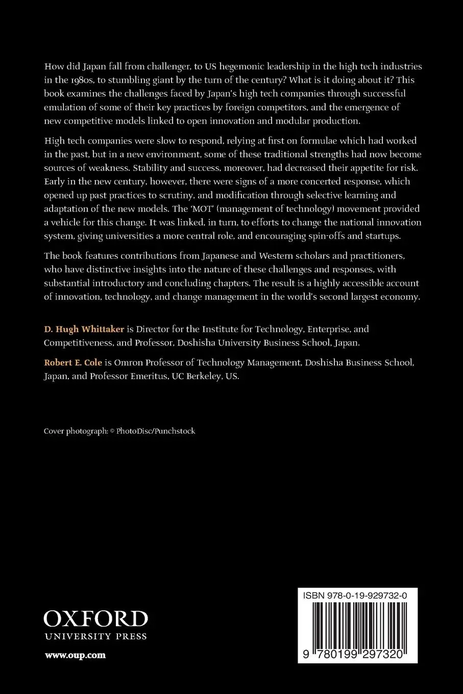 Rückseite: 9780199297320 | Recovering from Success | D. Hugh Whittaker (u. a.) | Taschenbuch