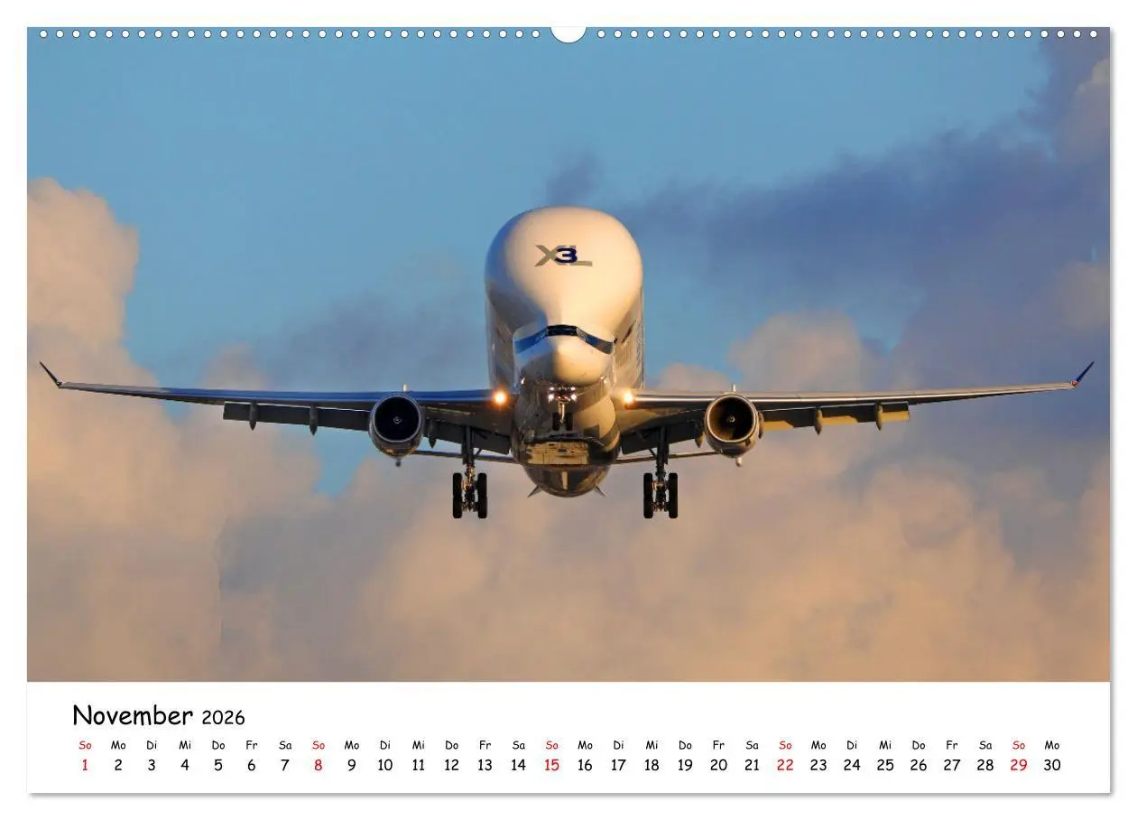 Bild: 9783457457320 | Flugzeuge am blauen Himmel (hochwertiger Premium Wandkalender 2026...